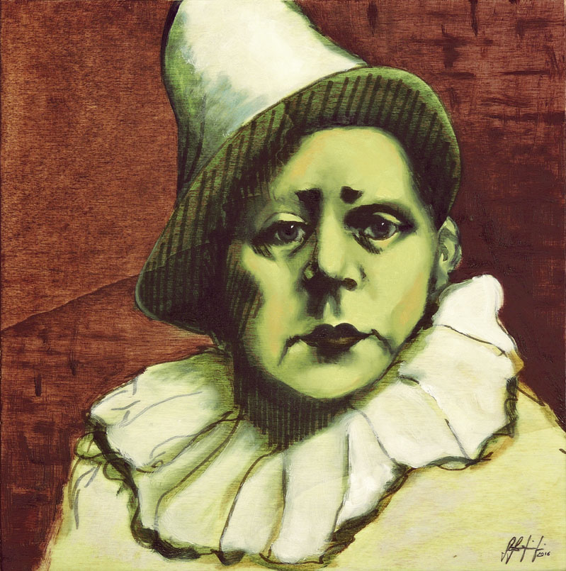 Silvio Sangiorgi ritratto di guitto