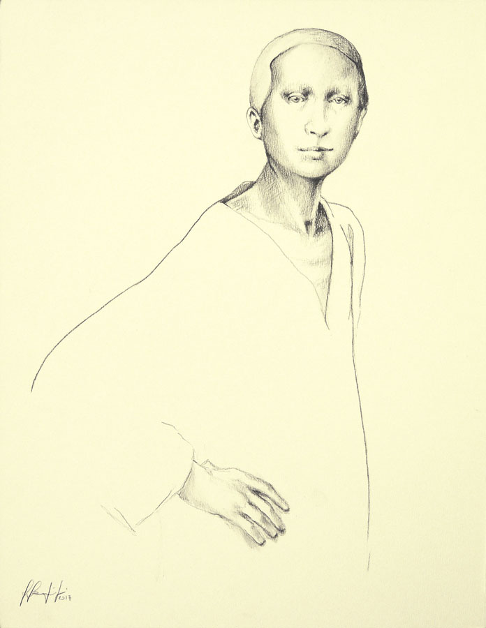 Silvio Sangiorgi ritratto di mimo