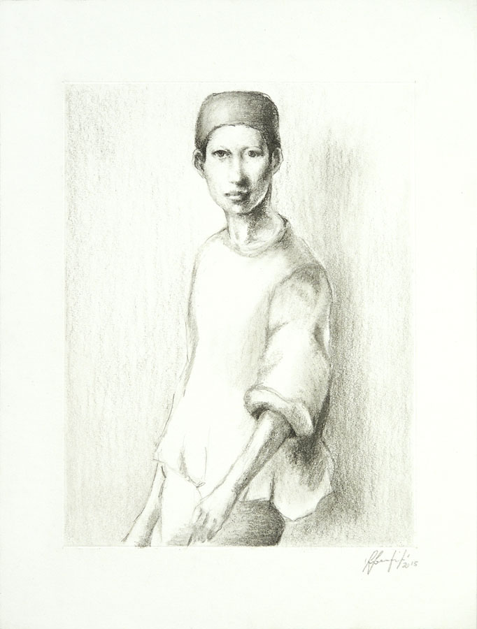 Disegno di Silvio Sangiorgi - Ritratto di ciarlatano