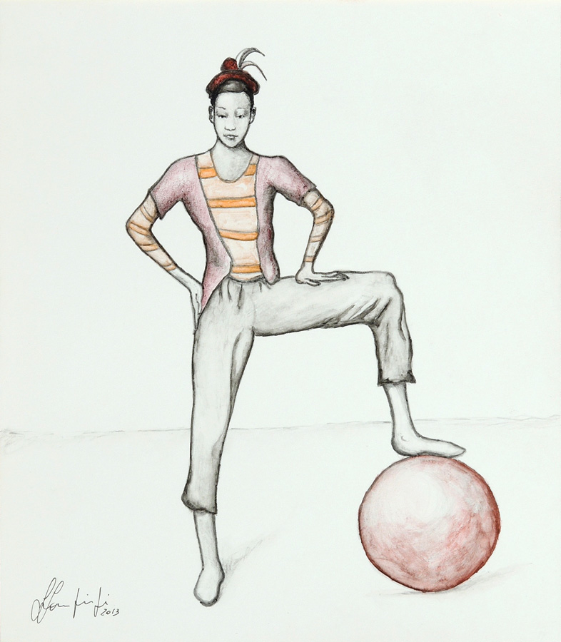 Silvio Sangiorgi - Ritratti di acrobati