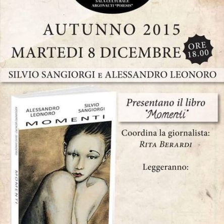 Presentazione di Momenti al Vello d'oro bar - Sezze