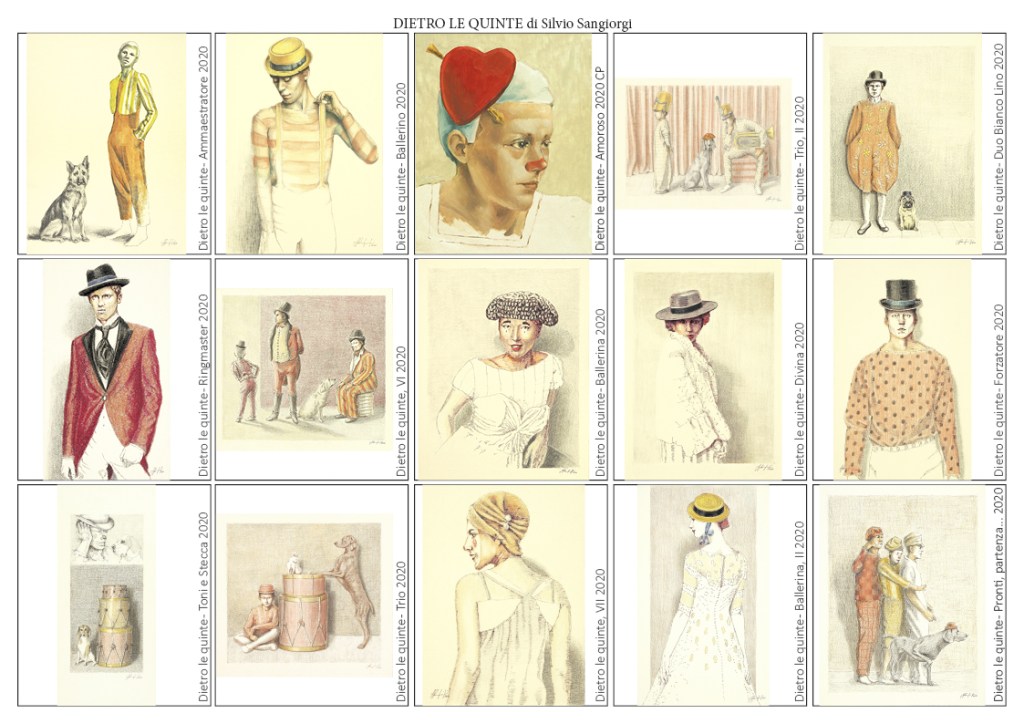 Silvio Sangiorgi - Ciclo pittorico Dietro le quinte