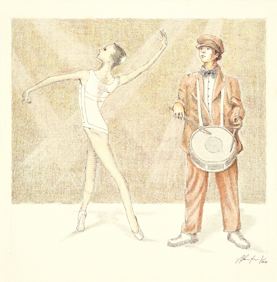 Silvio Sangiorgi contorsionista alla grand'entrata "spec"