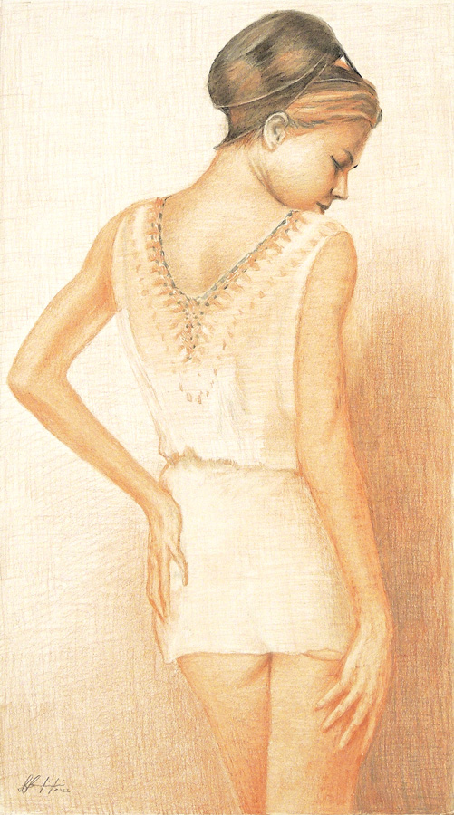 Silvio Sangiorgi ritratto di mima