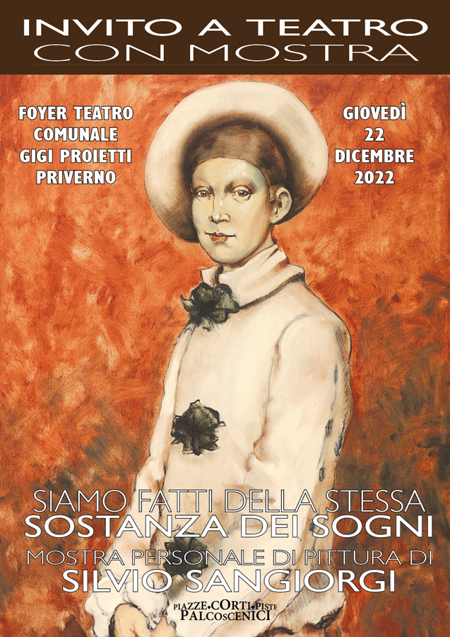 Silvio Sangiorgi - Locandina Mostra Teatro Proietti 2022