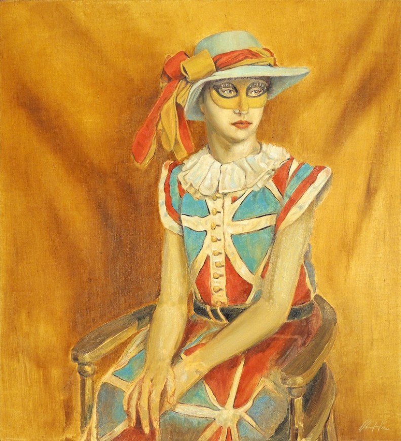 Silvio Sangiorgi - Ritratto di maschera della Commedia dell'arte