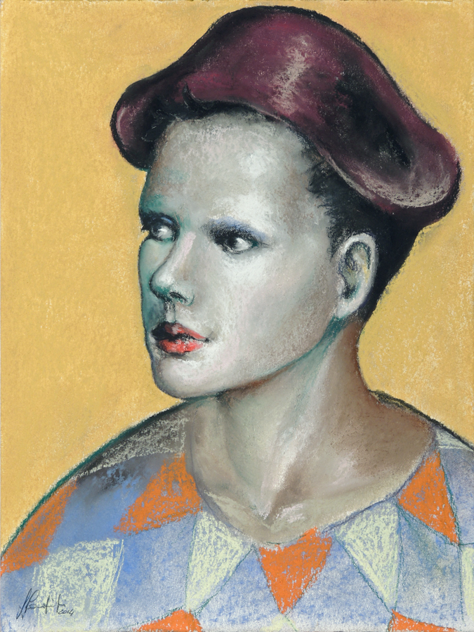 Silvio Sangiorgi - Ritratto di maschera della Commedia dell'arte