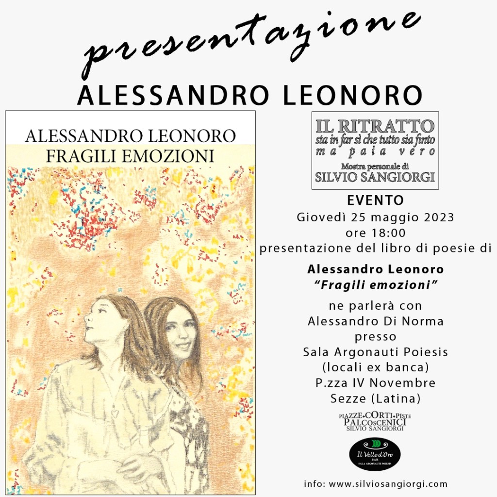 Silvio Sangiorgi - Presentazione libro di poesie A. Leonoro