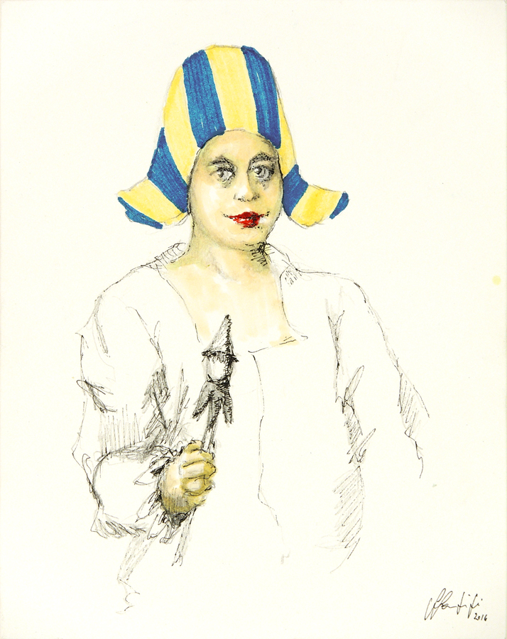 Silvio Sangiorgi - Dipinti e disegni di giullari