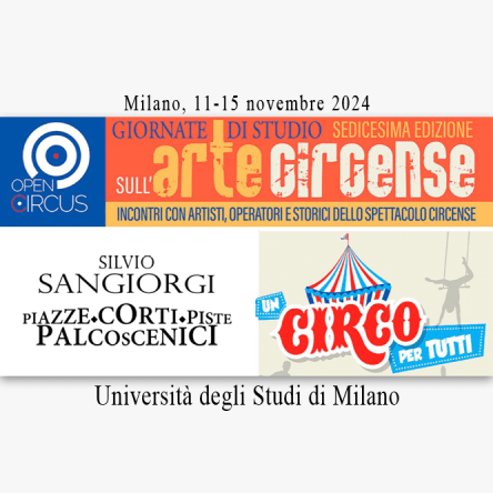 Silvio Sangiorgi, giornate di studio sull'arte circense 2024