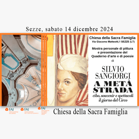Silvio Sangiorgi Mostra personale Chiesa Sacra Famiglia Sezze