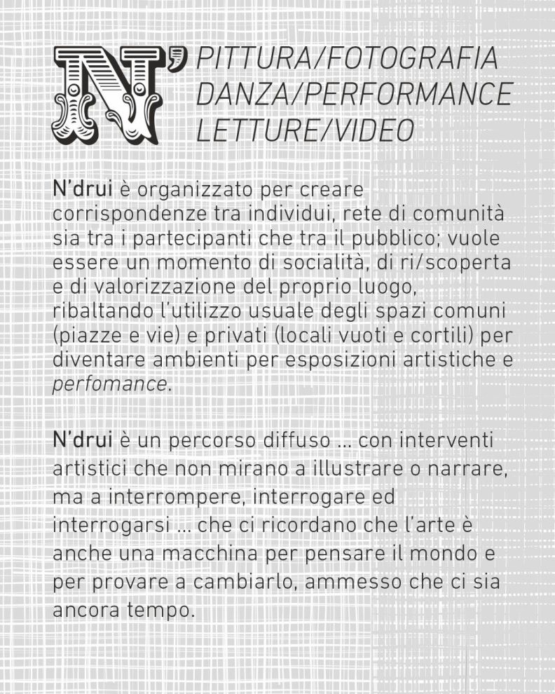 Silvio Sangiorgi Ndrui arte diffusa nel territorio