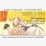 Silvio Sangiorgi locandina mostra all'International Circus Festival of Italy 2025