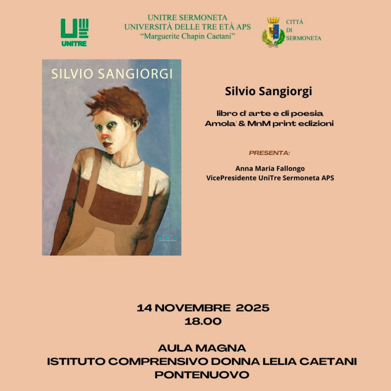 Invito presentazione Silvio Sangiorgi UNITRE Sermoneta