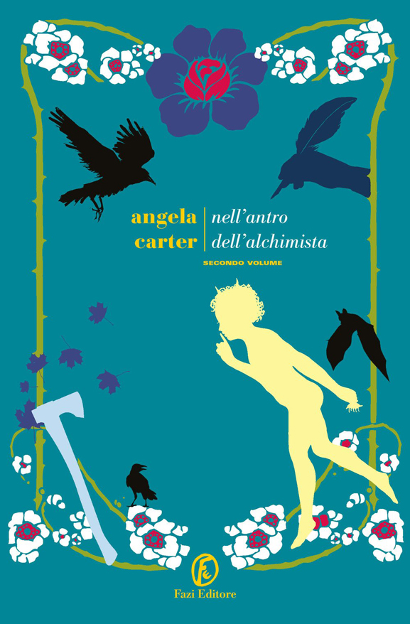 Copertina del romanzo di Angela Carter "Nell'antro dell'alchimista" volume secondo Fazzi Editore