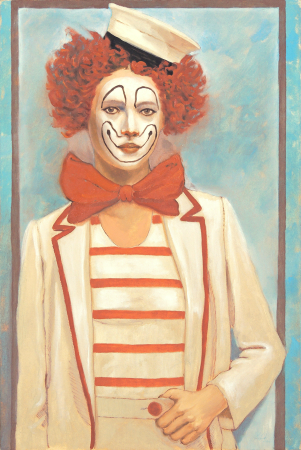 Silvio Sangiorgi, ritratto di clownessa