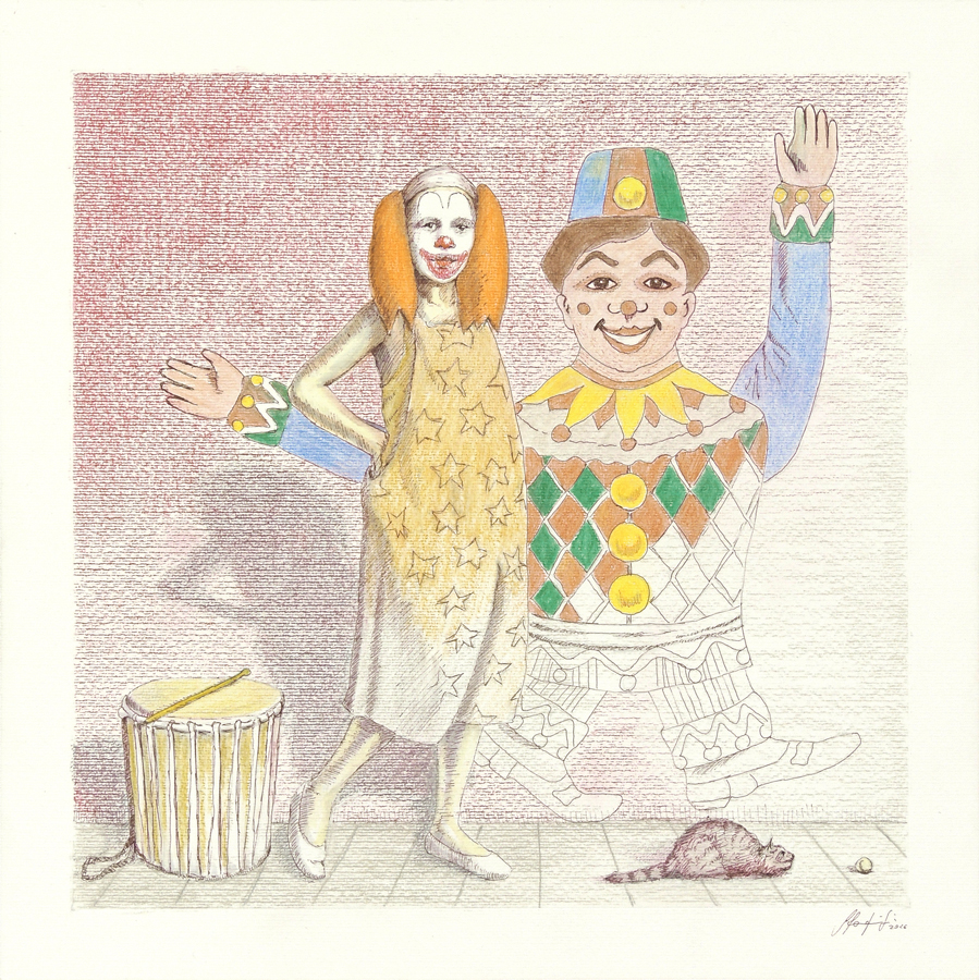 Silvio Sangiorgi, ritratto di clownessa e Cocò