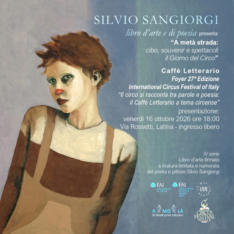 Silvio Sangiorgi presenta la sua ultima pubblicazione alla ventisettesima edizione del Festival Internazionale del Circo d'Italia